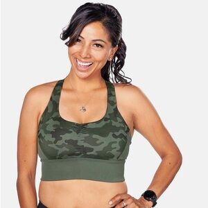 Handful Sport Ready Game Time Sports Bra Sz M